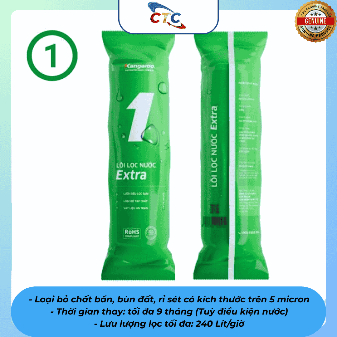 Lõi Lọc Số 1 Kangaroo PP 5 Micron