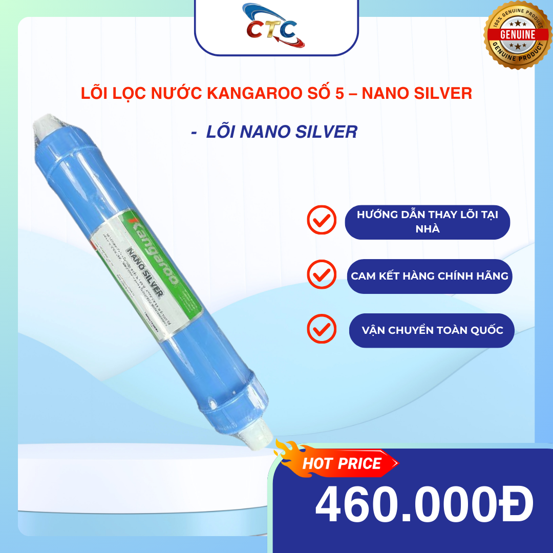 Lõi Lọc Nước Kangaroo số 5 (Nano Sliver)